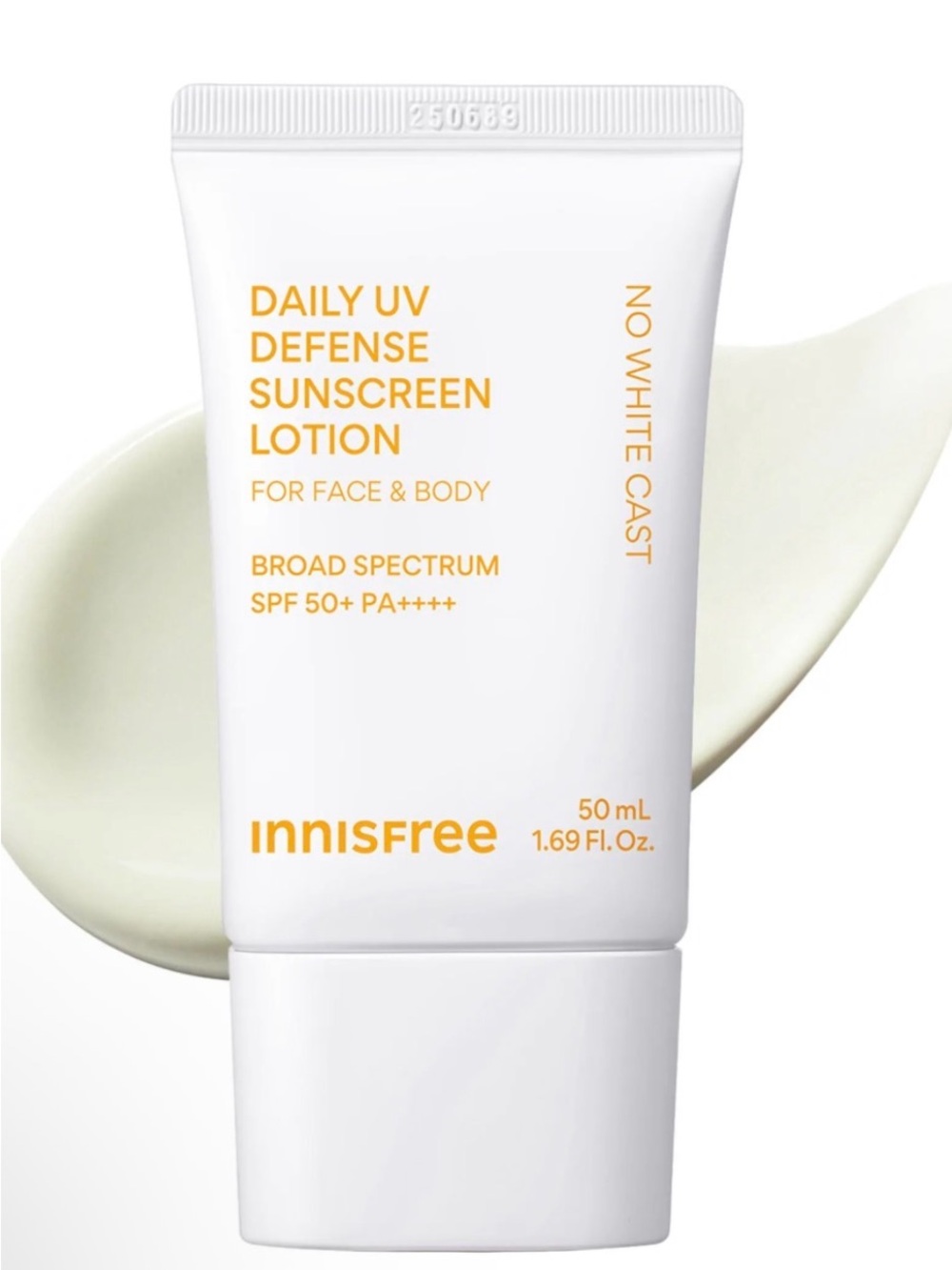 innisfree 
Daily UV Invisible Korean Sunscreen Lotion SPF 50+ PA++++ for Face &